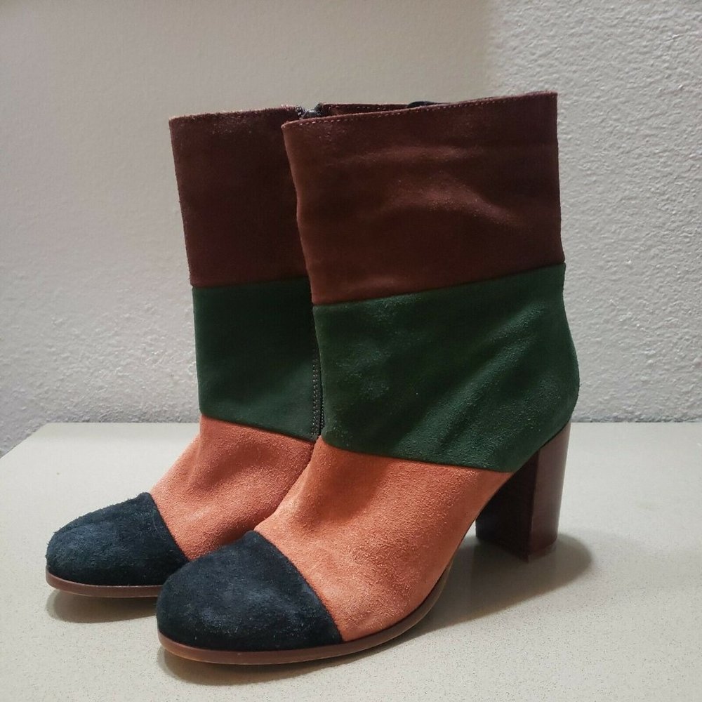 Muse & Cloud Genesis Boot Suede Green Size 9